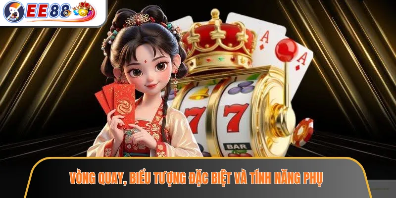 Sảnh Nổ Hũ EE88 – Slot, Jackpot Và Vòng Quay Theo Chủ Đề 3 Vòng quay, biểu tượng đặc biệt và tính năng phụ